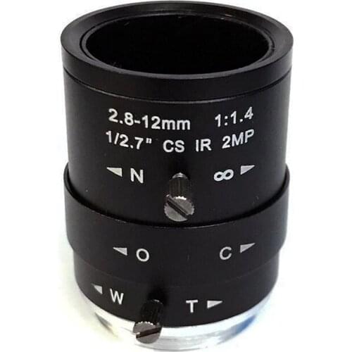 Smart security SL-2812MP F1.4 M12*0.5 2.8-12mm Varifocal Manual Zoom Manual IRIS 118-38 Degree CS Mount 1/2.7" CCTV lens