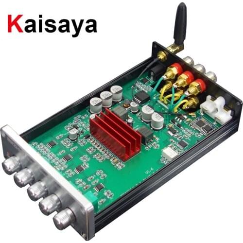 Kaisaya TPA3250 Bluetooth 5.1 Subwoofer Amplifier QCC5125 2.1Class D Audio Amplificador 130W+70W*2 LDAC PCM5102A 24BIT Decoding