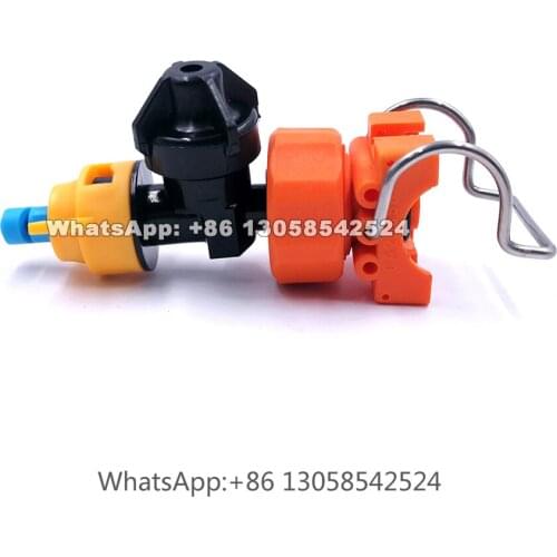 180°360°cattle farm spray quick release anti-drip nozzle sprinklers in the waiting area of the milk parlor 1/4" cow nozzle