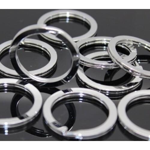 2000pcs 32mm Metal Key Holder Split Rings Unisex Keyring Keychain Keyfob Accessories SN810