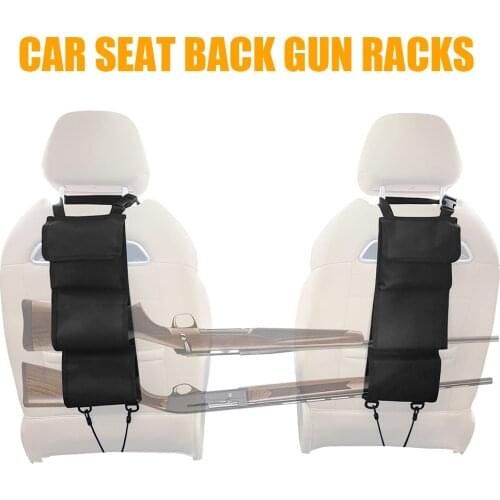 Car Back Seat Organizer Tactical Accessories Concealed Gun Holsters Front Seat Gun Case Bag Rifles Rack Holder Storage Pack