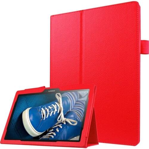 Stand Holder Cover For Lenovo A10-70 A7600-h / A7600-f Case Lichee Stand PU Leather Cover For Lenovo A10-70 A7600 10.1" Tablet