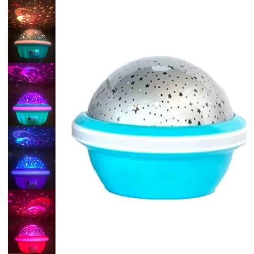 Colorful Shaped Star LED Laser Projector Night Light Sky Galaxy Star USB Bedroom Decor Lamp Nightlight For Kids Birthday Gifts