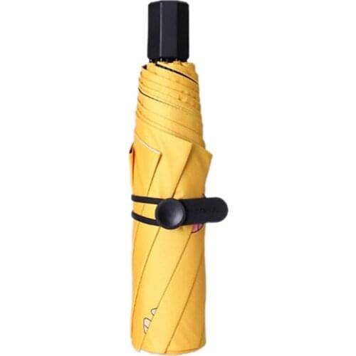 Womens Sunshade Small Fresh Sun and Rain Dual-Use Sunscreen and Anti-Ultraviolet Folding Portable Sun Umbrella