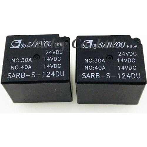 Shipping 10PCS 100%Original New SANYOU SARB-S-124DU 7PINS 40A 30A 14VDC 24VDC Automotive Relays