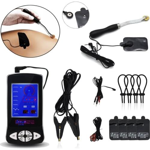 Electric Wartenberg Wheel E-stim Kit,Bdsm Metal Gear Roller Clit Nipple Stimulator,Electro Shock Penis Ring Nipple Clamp Sex Toy