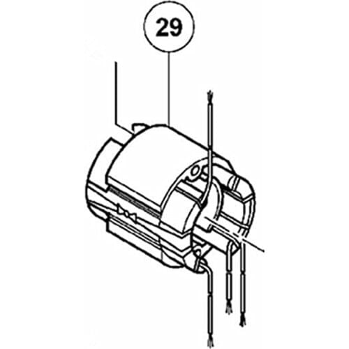 AC220V-240V 340745E Stator Field for Hitachi DV13SS