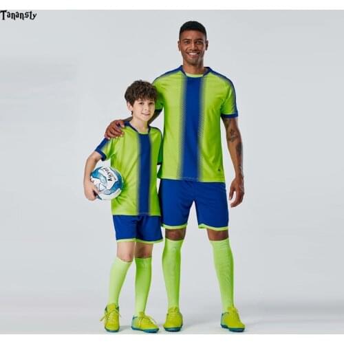 Free Socks Jerseys Soccer Custom Football Kits for Boys or Men Football Team Tracksuit Yellow Balck Blue White Soccer Uniforms