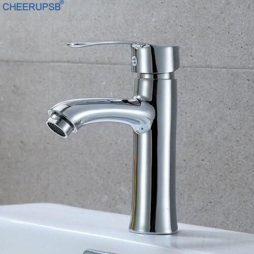 Kraan Uitloop Bathroom Basin Sink Faucet Single Handle Hole Deck Mounted Tap Hot Cold Stream Water Mixer Taps Foam Nozzle Kranen
