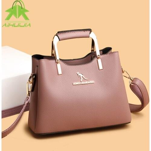 Fashion Solid Color Shoulder Messenger Bag 2021 New Trend High Quality Ladies Handbag Simple Casual Large Capacity Crossbody Bag