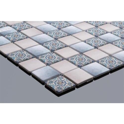 B and q mosaic tiles
