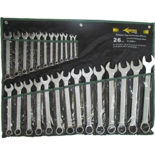 26pc combination spanner set