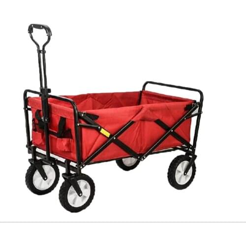 Outdoor Garden Carts Foldable Trolley Folding Outdoor Utility Folding Shopping Cart Luggage Trolley Cart For Travel And Shopping