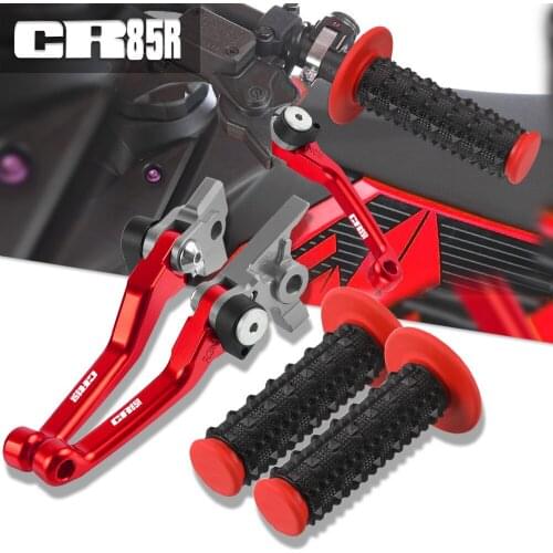 Motocross Non-slip Hand Grips Dirt Bike Brake Clutch Levers FOR HONDA CR85R 1998 1999 2000 2001 2002 2003 2004 2005 2006 2007