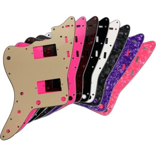 Pleroo Great Qulitity Pickguard For Left Handed US Jazzmaster Guitar Pickguard With PAF Humbucker