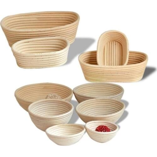 Rattan Basket Dough Banneton Brotform Bread Proofing Proving Fermentation Country Baskets