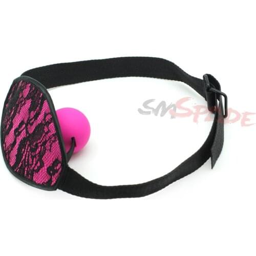 SMSPADE 44mm silicone ball gag,bondage ball mouth gag ,adult sex restraints mouth gag for women,sex slave mouth plug