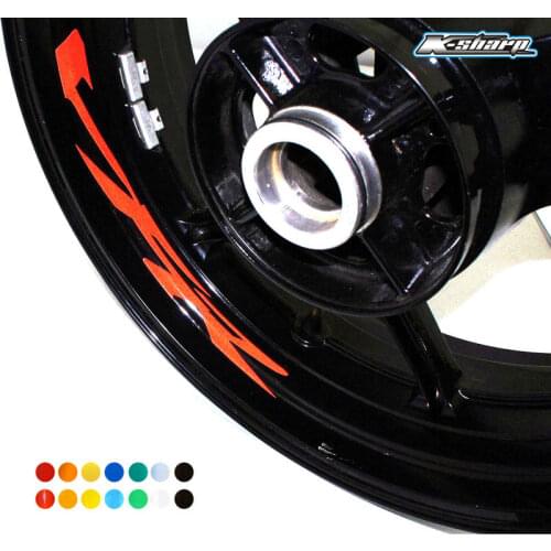 For HONDA VFR Custom Motorcycle Inner Rim Declas Wheel Reflective Stickers LOGO decals vfr 800 750 1200 400