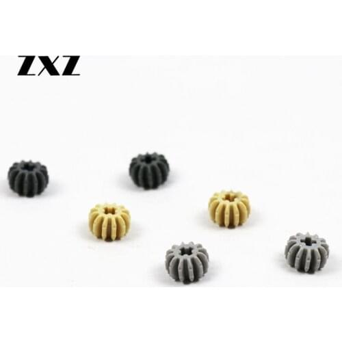 100Pcs/lot Technical Gear 12 Tooth Double Bevel z12 Cross Hole 32270 MOC Rocket Accessory Technical Block Parts Kits Replacement