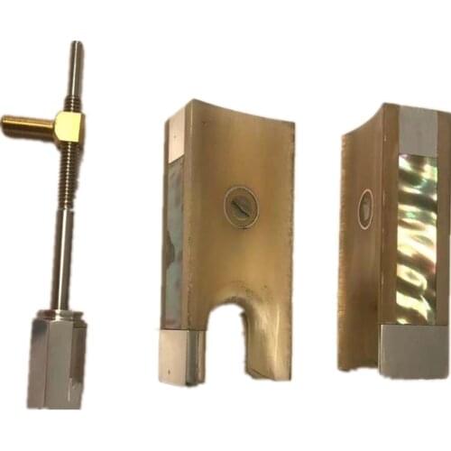 High quality 1pcs whtie OX horn violin bow frog 4/4 silver mount