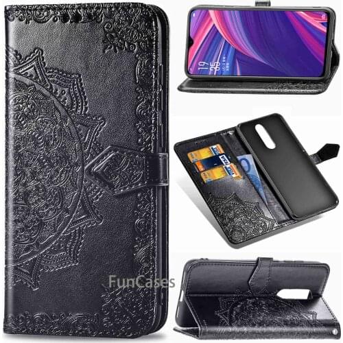 For OPPO R17 Pro Case Oppo RX17 Pro Case Flip Luxury Wallet PU Leather Cover Phone Case For Oppo RX17 Pro RX 17 Pro RX17Pro 6.4"