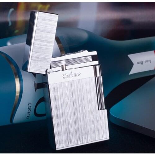 French Romantic Sunshine Gas Crisp Steel Tone Brushed Rich Precious Flowers Precious Smoking Grinding Wheel Kerosene Lighter