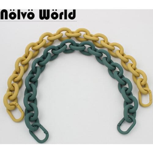 1-5-30pieces 2 colors 6.0mm 23*28mm 40cm length aluminum chains connector with hooks for shoulderbag bag accessories