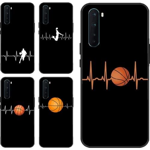 Basketball Heartbeat Case For OPPO Realme 6 7 8 Pro Q3 7i C3 C21 GT Neo Cover For Oneplus 9 Pro 7 8 T 9R Nord
