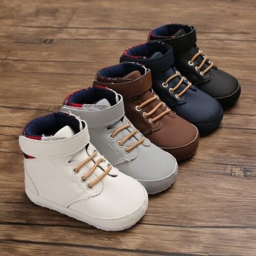 Cute Toddler Unisex Baby Soft Sole Cotton Crib Shoes Anti-slip Sneaker Prewalker 0-18M