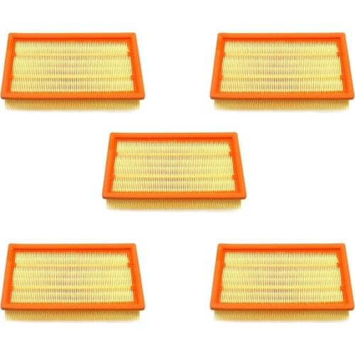 5PCS Air Filter Vacuum Cleaner for KARCHER NT25/1 NT35/1 NT45/1 NT55/1 NT361 ECO NT561 ECO NT611 ECO Replacement Filters