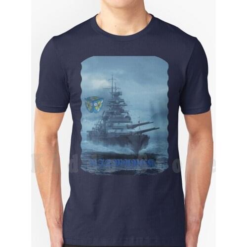 German Battleship T Shirt Men Cotton Cotton S - 6Xl Ships Warships Germany Ideas Armed Forces Hobbies Games Computer Games