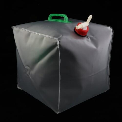 Water Storage Containers Collapsible BPA Free, Folding Camping Backpacking Water Carrier Bottle Bag Jug - 20 L