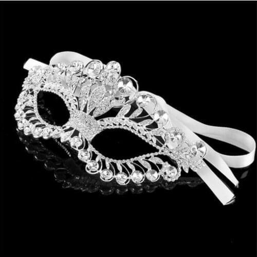 Pageant Crown Crystal Headband Prom Party Wedding Rhinestone tiara Girls Masquerade Mask Princess Dance Mask hairbands jewelry