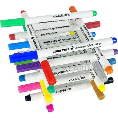 Non fading fabric color drawing pen graffiti pen washing does not fade 12 colors T-shirt Graffiti pen