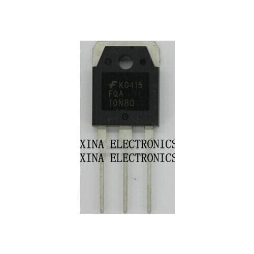 FQA10N80 FQA 10N80 9.8A/800V TO-3P ROHS ORIGINAL 10PCS/lot Free Shipping Electronics composition kit