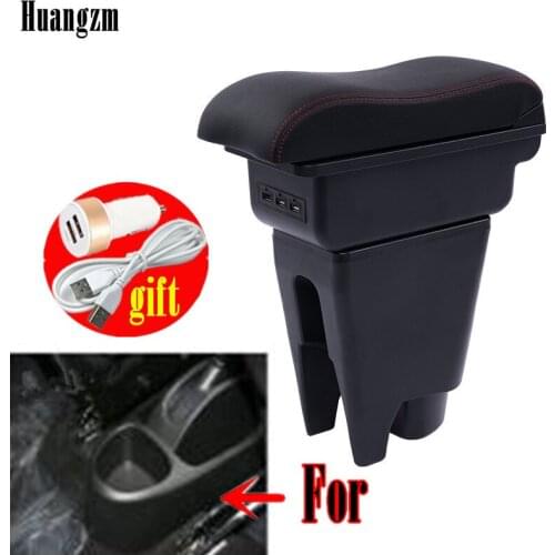 For Toyota aygo bj armrest box central Store content Storage box with cup holder products