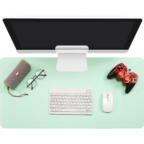 Mouse Pad Portable Large Gaming Mouse Pad Notebook Computer Pad Pu Leather Table Mat Large Pad Gamer Muismat 60x30 80x40cm