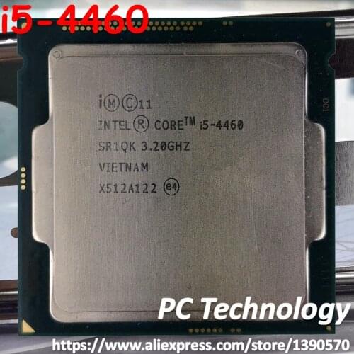 Original Intel core i5-4460 SR1QK CPU 3.20GHz 6M 84W 22nm LGA1150 i5 4460 Quad-core Desktop processor Free shipping