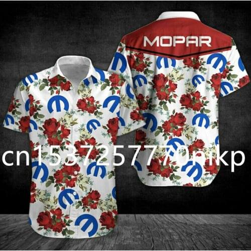 2021 Spring&Summer New Mopar Mens Shirt 3D Anime Mens Clothing High Quality Oversized T-shirt Harajuku Casual Button Cardigan