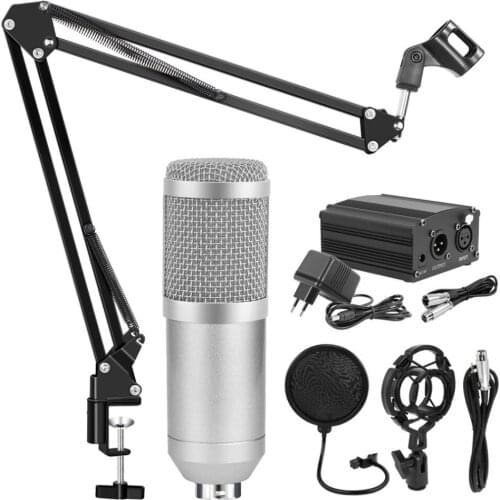 BM 800 Studio Microphone for Computer Condenser Microphone Professional BM 800 Studio Mic Recording Karaoke Microphone Microfon