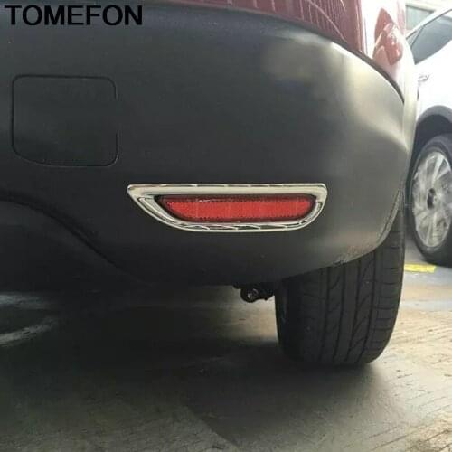 TOMEFON For Nissan Qashqai J11 2016 2017 2018 2019 Tail Rear Light Lamp Frame Moulding Cover Trim Exterior Accessoriess ABS