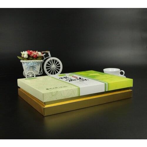 UV Resistant white rectangle gift box with separate lid and bottom with logo,candle paper deluxe boxes customized ---PX10774