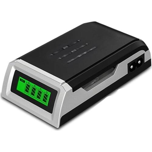 LCD Display Charger for AA AAA Rechargeable Batteries Intelligent Fast Battery Charger UE EU UK Plug Electric ONLENY C905