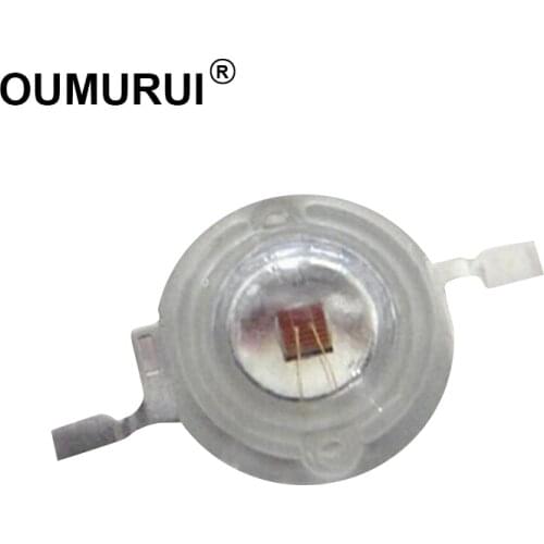 1W LED chip Lamp High power LED beads Lamp Red 620-625nm 350mA 2.0-2.4V 30-40LM 42mil AOC chip Free shipping 100pcs