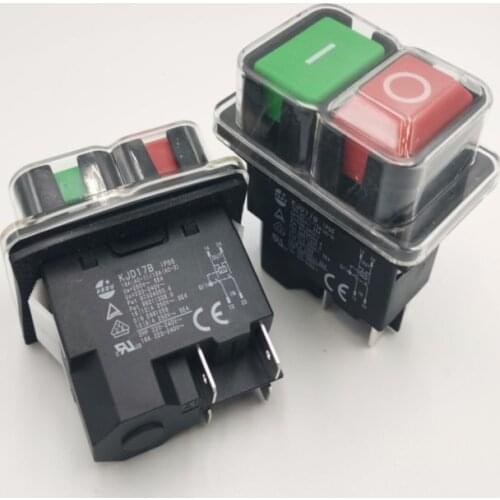 4pin IP55 electromagnetic switch KJD17B machine tool special electromagnetic switch general KLD electromagnetic switch