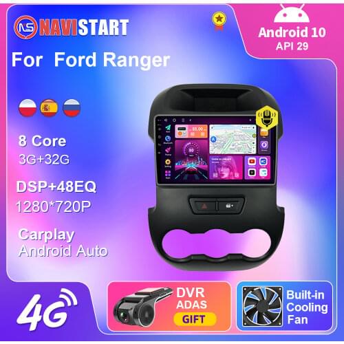 Auto Car Radio GPS Navigation For Ford Ranger 2011-2014 2 Din 2din Multimedia Stereo Video Player Audio Carplay WIFI Autoradio