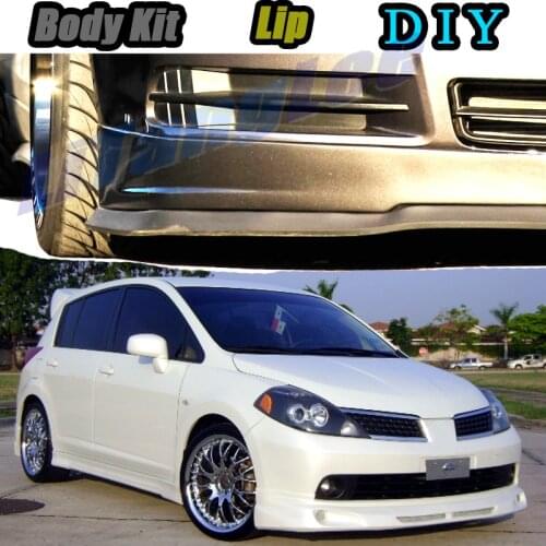 Car Bumper Lip Front Spoiler Skirt Deflector For Dodge Trazo 2004~2020 Tune Car Modified Body Kit VIP Hella Flush Lips