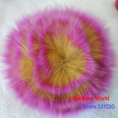 Free shipping Real Genuine Pink Rabbit hair Fur Rose flower Brooch for coat corsage Fashion DIY accessories 2 Pieces/lot