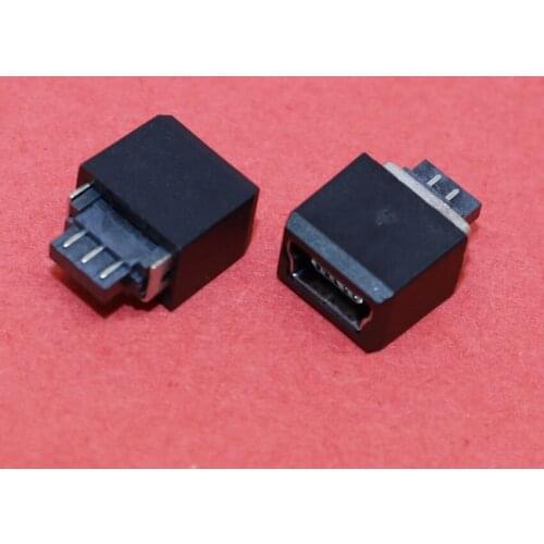 ChengHaoRan 1 Piece mini USB jack with plastic shell socket connector,V3 port for MP3 MP4 GPS etc DIP,MI-002