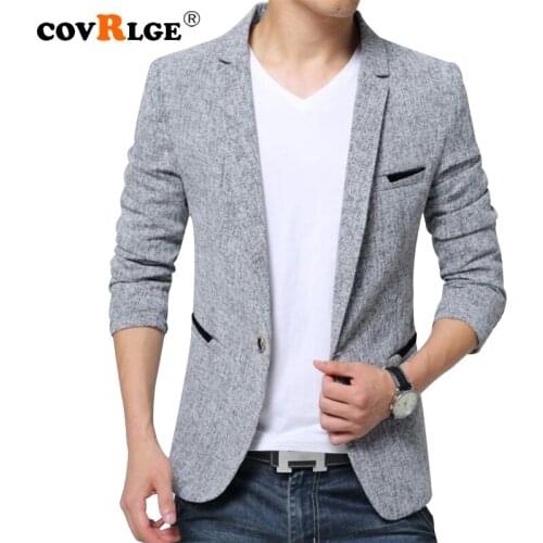 Covrlge Men's Casual Blazers